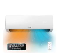 Cecotec Climatiseur Split AirClima 18000 Smartfresh, 18000 BTU, Moteur CC, Pompe à chaleur, Télécommande, Affichage LED