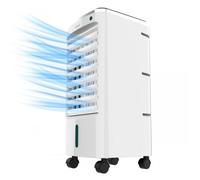 Cecotec - Rafraîchisseur d’Air EnergySilence 3500 Cool Compact - 28 W, Capacité de 5L, Écran LED et Télécommande, 12 Vitesses et 3 Modes, Minuterie et Oscillation à 360º,