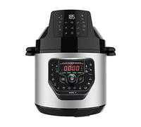 Cecotec Cocotte Programmable avec Tête Friteuse à Air GM H Fry. Robot de Cuisine Multifonction, 6 Litres Capacité, Couvercle Advance, Programmable 24h, Température Ajustable, Livre de Recettes