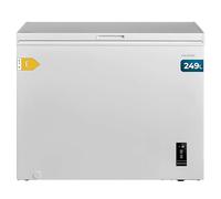 Cecotec Congélateur Coffre 249L Bolero CoolMarket Chest 249P White E. Panier avec Poignées, Contrôle Électronique LED, UltraContact D-Cool, Double Fonction, Porte ZeroG (80º-30º), Congélation Rapide