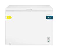 Cecotec Congélateur Coffre 293L Bolero CoolMarket Chest 293M White D. Panier avec Poignées, Contrôle Mécanique LED, UltraContact D-Cool, Double Fonction, Porte ZeroG (80º-30º), Congélation Rapide