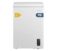Cecotec Congélateur Coffre 99L Bolero CoolMarket Chest 99P White E. Panier avec Poignées, Contrôle Électronique LED, UltraContact D-Cool, Double Fonction, Porte ZeroG (80º-30º), Congélation Rapide