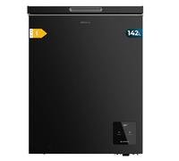 Cecotec Congélateur Coffre Noir 142L Bolero CoolMarket Chest 142 Black E. Congélateur, 83,5 cm de Hauteur et 63,5 cm de Largeur, Inverter Plus, Convertible en Réfrigérateur, classe E,Fast Freezing