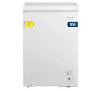 Cecotec Congélateur Horizontal 99L Bolero CoolMarket Chest 99M White D. Panier avec Poignées, Contrôle Mécanique LED, UltraContact D