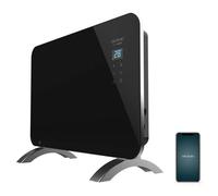 Cecotec Convecteur en Verre Ready Warm 6670 Crystal Connection. Contrôle par WiFi, Thermostat Réglable , Minuterie, Pieds