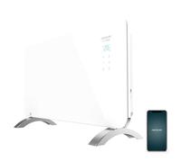 Cecotec Convecteur en Verre Ready Warm 6700 Crystal Connection. Contrôle par WiFi, Thermostat Réglable , Minuterie, Pieds, Convient pour la Salle de bain (IP24), Silencieux, 1500 W.