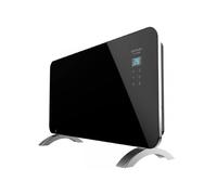 Cecotec Convecteur en Verre Ready Warm 6720 Crystal Connection. 1500 W, Contrôle par WiFi, Thermostat Réglable, Minuterie, Pieds, Convient pour la Salle de bain (IP24), Silencieux