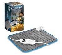 Cecotec Coussin Chauffant Électrique 35x40cm HeatConfort 4000 ThermalPad. 100W, Coussin Électrique de Forme Rectangulaire, Idéal pour Lombaires, Cou, Épaules, 9 Niveaux de Température, Contrôleur LCD