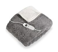 Cecotec Couverture chauffante HeatConfort ThermalBlanket Sherpa. Couverture électrique 160x130 avec arrêt Automatique et 9 Niveaux de température réglables.