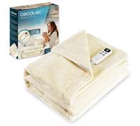 Cecotec Couverture Électrique 180x130cm HeatConfort Calma (180 x 130). 115W, 10 Niveaux de Température Réglables, Contrôleur LCD Amovible, Minuterie avec Arrêt Automatique, Technologie PTC+ NTC