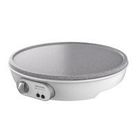 Cecotec Crêpière Fun Crepestone. Revêtement Antiadhérent RockStone, Thermostat Réglable , Diamètre de 30.5 cm, Répartiteur de pâte à crêpes et Spatule inclus, 1000 W.