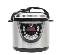 Cecotec Cuiseur programmable modèle D avec fonction de friture et fonction vocale. Cuiseur sous pression 24 heures avec capacité de 6 litres, 9 menus de cuisson et 2 niveaux de pression, idéal pour 12