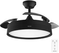 Cecotec Deckenventilator mit Beleuchtung Energysilence Aero 4200 invisible black