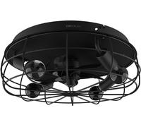 Cecotec Deckenventilator mit Beleuchtung EnergySilence LampAero 600 Iron Design