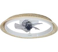 Cecotec Deckenventilator mit Beleuchtung EnergySilence LampAero 620 Natural Design