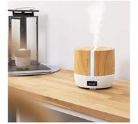 Cecotec Diffuseur d'arômes PureAroma 550 Connected — 500 ml, Bluetooth, Écran LED, White Woody