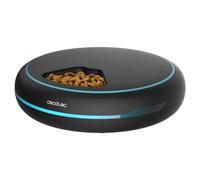 Cecotec Distributeur Automatique de Nourriture Pumba 1600 Purrfect Meal. Capacité de 1,6 L, 4 Sections Indépendantes, Affichage LED, Minuterie et Enregistreur Vocal