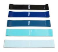 Cecotec Lot de 5 bandes élastiques DrumFit – 5 niveaux (5–18 kg) – latex durable – sac de transport