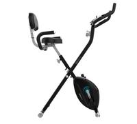 Cecotec DrumFit X-Bike Neo Ultra Vélo d'appartement pliable avec siège confort avec dossier, volant d'inertie 1,5 kg, 8 niveaux, pliage facile et compact, écran LCD, support appareils