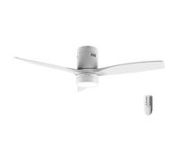Cecotec Ventilateur de plafond Energysilence Aero 5600 132 cm Moteur DC LED 18W Télécommande Blanc