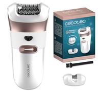 Cecotec Épilateur Électrique à Arrachement avec Accessoire pour Zones Sensibles SkinCare Depil-Action 6000. 60 Lames, Lumière LED, 60 minutes, Classification IPX5, Design Ergonomique, Indicateur LED