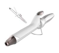Cecotec Fer à Boucler - SurfCare Curly. 50 W, 25 mm, Céramique avec Tourmaline, Revêtement Kératine et Huile d’Argan, 5 Températures, Pince de Maintien, Pointe Froide, Arrêt Automatique.