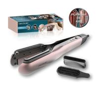 Cecotec Fer à Lisser avec Air AirLisse 2en1 ForceDry Black. 1000W Flux d'Air 197 m/s 2 Têtes Magnétiques Sans Frizz