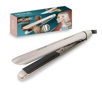 Cecotec Fer à Lisser Étroit Lisse 880 HidraProtect. 48W, Tourmaline, Revêtement de Kératine et Huile d'Argan, Fonction Pro Ionizer, Plaques Flottantes 3D, 4 Températures, Indicateurs LED