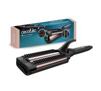 Cecotec Fer à Onduler RitualCare 1000 Summer Waves. 90W, 3 Barils de 25mm avec Revêtement en Céramique, 3 Températures Réglables, Câble 360º