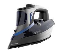 Cecotec Fer à repasser IronHero 3200 – 3200 W, vapeur/à sec, semelle anodisée – Bleu/Noir/Gris