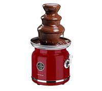 Cecotec Fontaine à Chocolat Fun Chocolicious. Puissance 90 W, Design Rétro, Tour en Acier Inoxydable, 3 Niveaux de Chute d'Eau, Pièces Détachables et Lavables au Lave-vaisselle.