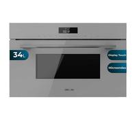 Cecotec Four à micro-ondes encastrable 60x45cm Bolero Hexa MW703800 Glass Grey. 1450W, 34L, fonction micro-ondes, mode grill
