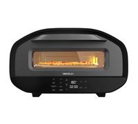 Cecotec Four à Pizza Electrique Pizza&Co Tifosi avec Fenêtre. 1700W, Capacité 12 Litres, Contrôle digital, Acier revêtu, 8 Fonctions, Minuterie, Température 80°C - 430°C, Eclairage intérieur