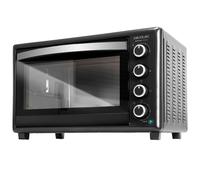 Cecotec Four de comptoir Bake&Toast 4600 Noir Gyro, 46 L, 2000 W, 12 fonctions de chauffage combinables, Comprend une broche rotative, Bac récupérateur de miettes.