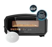 Cecotec Four Électrique à Pizzas Pizza&Co 500 Gyro. Pierre Rotative Haute Température, Panneau Numérique Tactile, 8 Menus, 65-500 °C, Cuisson Réglable, Pizza de Pizzeria à la Maison