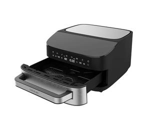Cecotec Four Électrique pour Pizza de 7L Pizza&Fry 7000. 2200W, Pizzas de 13 Pouces, Écran Tactile, 8 Programmes, Température Réglable 40-230ºC, Pierre à Pizza, Résistances Supérieure et Inférieure