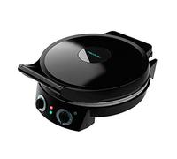 Cecotec Four Électrique pour Pizza Fun Pizza&Co, 1800W, Grill, Ø 31cm, Minuterie jusqu’à 30mins, Revêtement Rockstone, Température Réglable et Ouverture 180º avec deux plaques