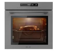 Cecotec Four Encastrable 60cm Bolero Hexa SM406000 Glass Grey A+. 2900W, 72L, 12 Fonctions avec Steak Master, Pizza Master, Steam Assist, Steam EasyClean, Mode Eco et Décongélation, Electronic Timer