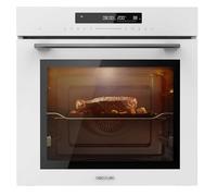 Cecotec Four encastrable 60cm Bolero Hexa SM406000 Glass White A+. 2900W, 72L, 12 Fonctions, Steak Master, Pizza Master, Steam Assist, Steam EasyClean, Mode Eco, Décongélation, Minuterie électronique