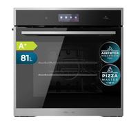 Cecotec Four Encastrable à Vapeur de 81 L Bolero Hexa S606000 Edge TFT 3400 W, 12 Fonctions, Écran TFT de 6,8 Pouces, Technologies 100 % Vapeur, Sonde Thermique, Pizza Stone et AirFryer Basket
