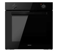 Cecotec Four encastrable Bolero Hexa C126000 Black A. 2800 W, capacité de 77 L, 4 fonctions, Steam Assist, Steam EasyClean, Cooling Fan, Triple Vitrage, Classe Énergétique A, Lumière intérieure.