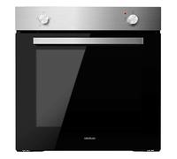 Cecotec Four Encastrable Bolero Hexa C126000 Inox A. 2800 W, capacité de 77 L, 4 fonctions, Steam Assist, Steam EasyClean, Cooling Fan, Triple Vitrage, Classe Énergétique A, Lumière intérieure.