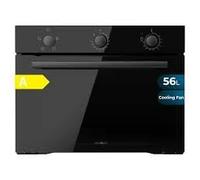 Cecotec Four encastrable Bolero Hexa C134500 – 56 L, 2600 W, 4 fonctions – Glass Black A