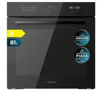 Cecotec Four Encastrable Multifonction 60 cm Bolero Hexa AF316000 Glass Black A 3400 W, 81 L, 11 Fonctions avec Airfryer Master, Pizza Master, Steam Assist, Steam EasyClean, 3D Cooking, Defrost