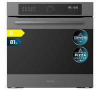 Cecotec Four Encastrable Multifonction 60 cm Bolero Hexa AF316000 Matt A 3400 W, Capacité de 81 L, 11 Fonctions avec Airfryer Master, Pizza Master, Steam Assist, Steam EasyClean, 3D Cooking, Defrost