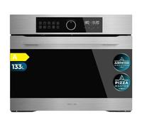 Cecotec Four Encastrable Multifonction Bolero Hexa AF319000 Inox A. 3800W, Capacité de 133L, 11 Fonctions avec Airfryer Master, Pizza Master, Steam Asisst, Steam EasyClean, Cuisson 3D, Décongélation