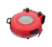 Cecotec Four Grill Électrique pour Pizza Pizza&Co Mamma Mía Window. 1200W, Température 400ºC, Minuterie 15, Thermostat, Cuisson sur Pierre, Résistances Supérieures et Inférieures avec Fenêtre