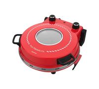 Cecotec Four Grill Électrique pour Pizza Pizza&Co Mamma Mía Window. 1200W, Température 400ºC, Minuterie 15, Thermostat, Cuisson sur Pierre, Résistances Supérieures et Inférieures avec Fenêtre