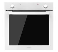 Cecotec Four Intégrable Multifonction Conventionnel de 80L Bolero Hexa C126400 Glass White. 2800W, 5 Fonctions, Basse Consommation, Lumière Intérieure, Steam Assist, Steam EasyClean