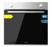 Cecotec Four Intégrable Multifonction Conventionnel de 80L Bolero Hexa C126400 Line. 2800W, 5 Fonctions, Basse Consommation, Lumière Intérieure, Steam Assist, Steam EasyClean